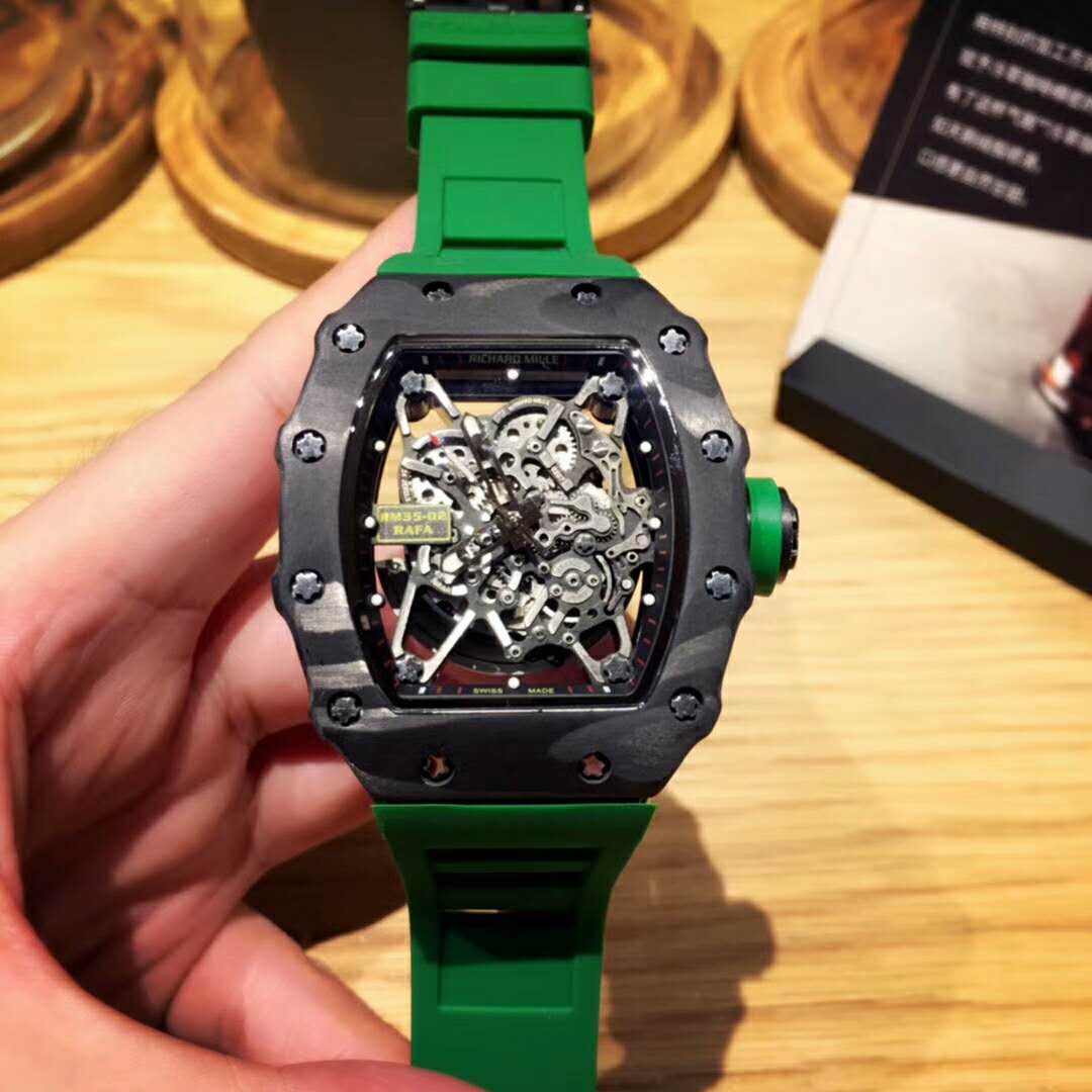 理查徳米勒 RM35-02系列頂級版 2017最新型號RM35-02碳纖維系列 腕錶