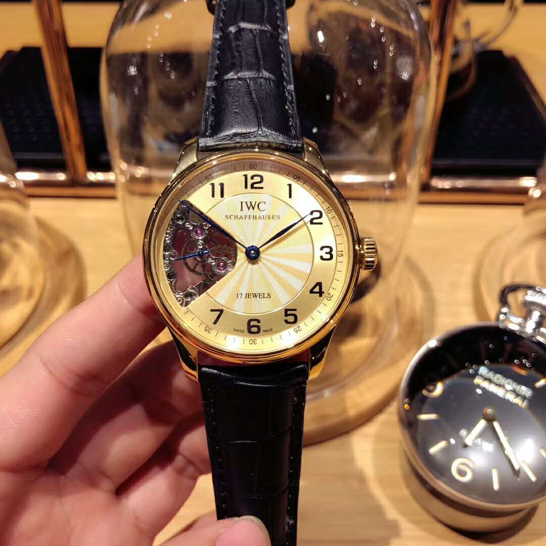 萬國IWC 雙面蘭寶石玻璃 新款複刻手錶