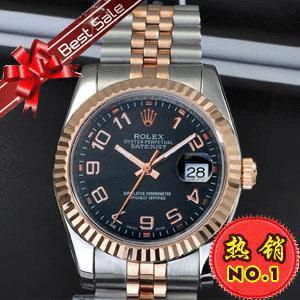 勞力士日誌型Dayjust手錶/玫瑰金全自動機械商務男錶/Rolex009