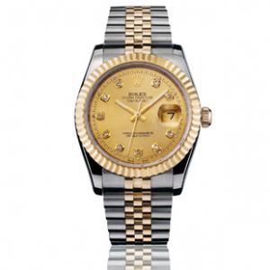 鎮店之寶 勞力士日誌型Dayjust進口機芯１８Ｋ包金男士腕錶Rolex030
