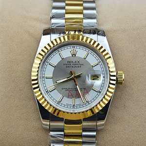 新款勞力士日誌型Dayjust包金男士機械腕錶LS23056 瑞士ETA2824機芯