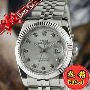 勞力士手錶日誌型Dayjust/全鋼鑲鉆全自動機械商務男錶/R016
