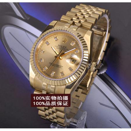勞力士Role-日誌型Dayjust系列 179178G （金色手錶）瑞機定級全自動機械錶 男士手錶
