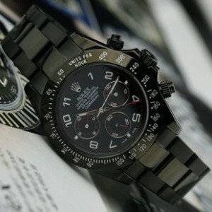 賽車腕錶 勞力士/ROLEX 迪通拿Daytona宇宙計型 瑞士全自動機械錶男士手錶 酷黑