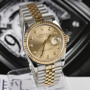 勞力士日誌型Dayjust 18K金金色盤全瑞士進口自動機械錶男士手錶