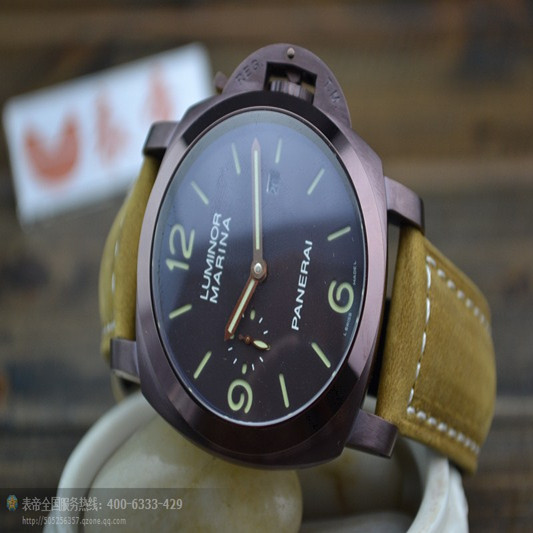 沛納海LuminorMarina系列PAM00386男士機械腕錶