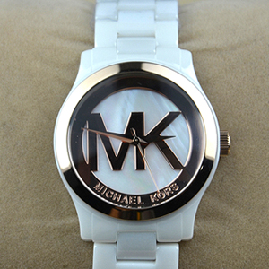 MK我們約會吧陶瓷女士腕錶